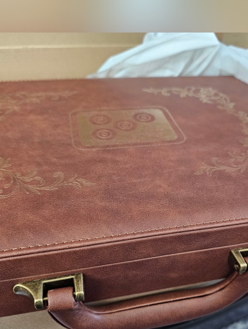 NIB MahJong Mah Jong Tile Set with Case Dice Wind Indicator Full Set Gorgeous - Picture 13 of 16